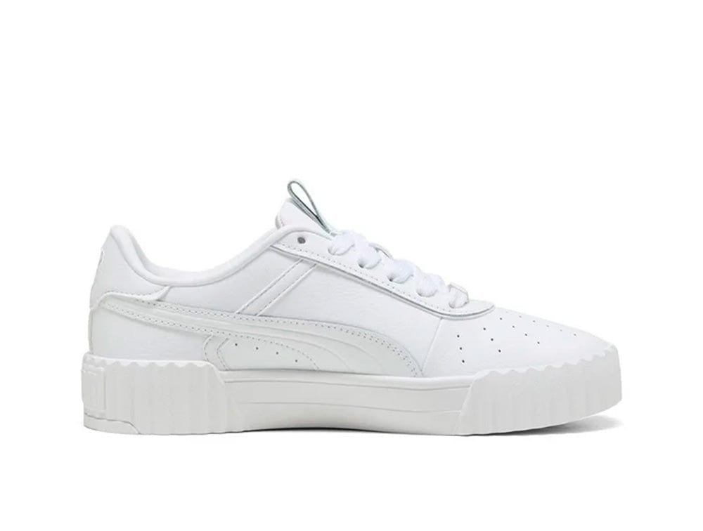 Zapatillas Puma Carina 3.0 Lth Luxe Mujer Blanco
