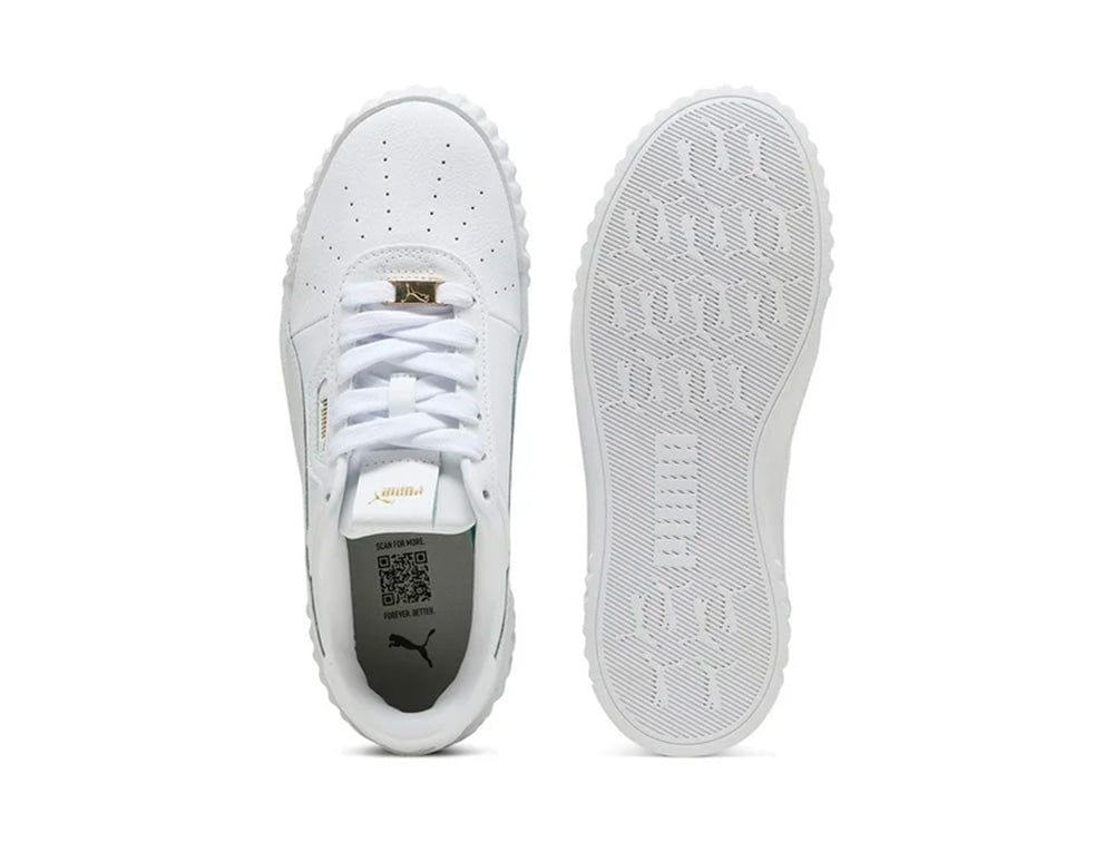 Zapatillas Puma Carina 3.0 Lth Luxe Mujer Blanco