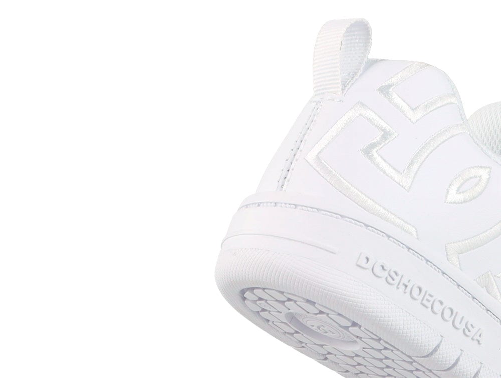Zapatillas Dc Court Graffik Junior Blanco