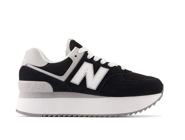 Zapatilla New Balance 574 Stacked Mujer Negro