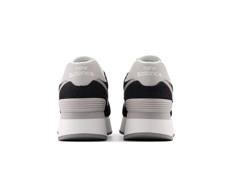 Zapatilla New Balance 574 Stacked Mujer Negro