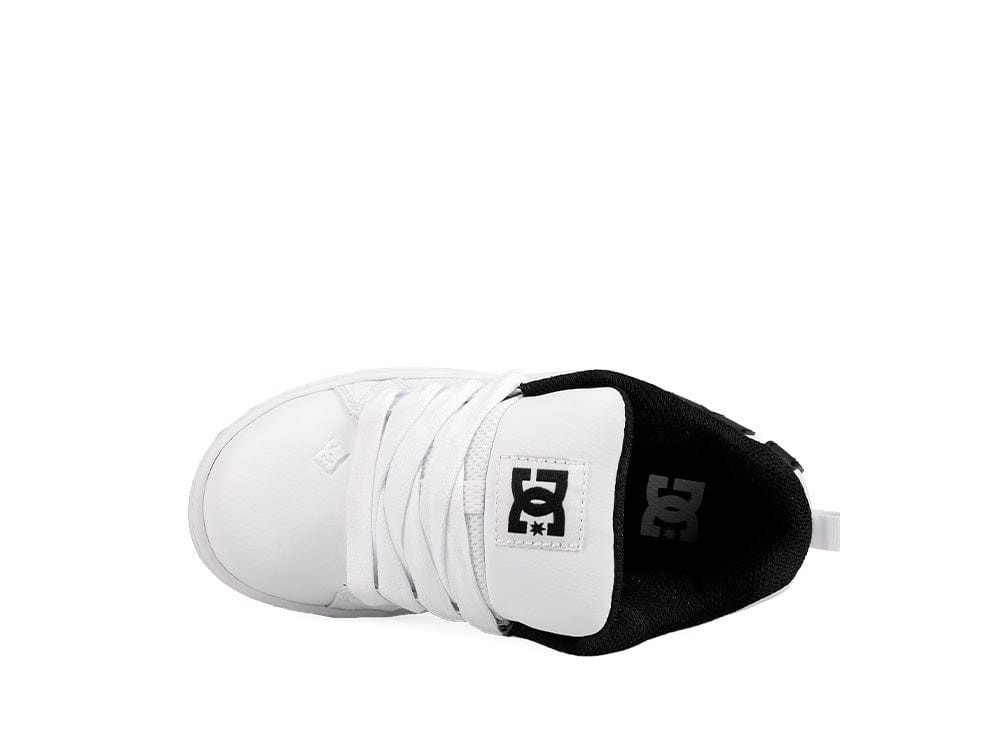 Zapatillas Dc Court Graffik Junior Blanco