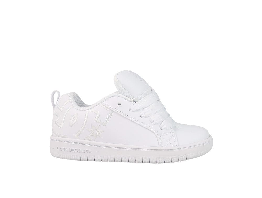 Zapatillas Dc Court Graffik Junior Blanco