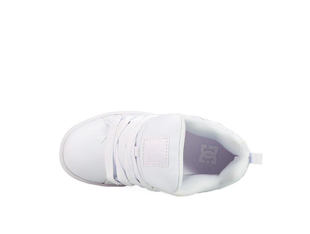 Zapatillas Dc Court Graffik Junior Blanco